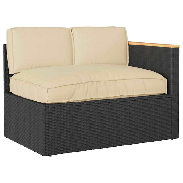 Kissen Set 3-teilig Beige Oxford-Stoff