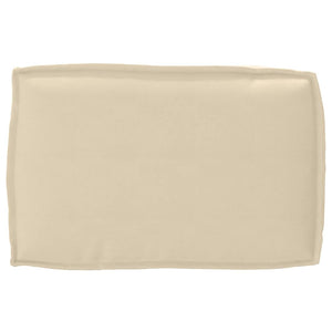 Kissen Set 3-teilig Beige Oxford-Stoff
