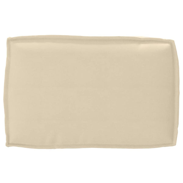 Kissen Set 3-teilig Beige Oxford-Stoff