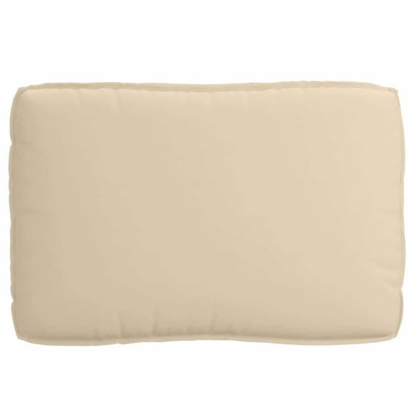 Kissen Set 3-teilig Beige Oxford-Stoff