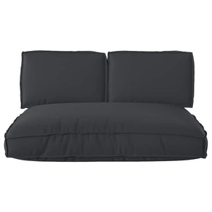 Kissenset 3-teilig Schwarz Oxford-Stoff
