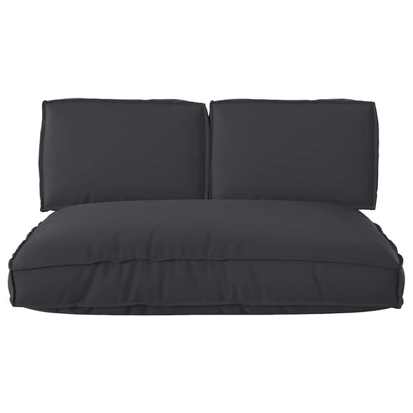 Kissenset 3-teilig Schwarz Oxford-Stoff