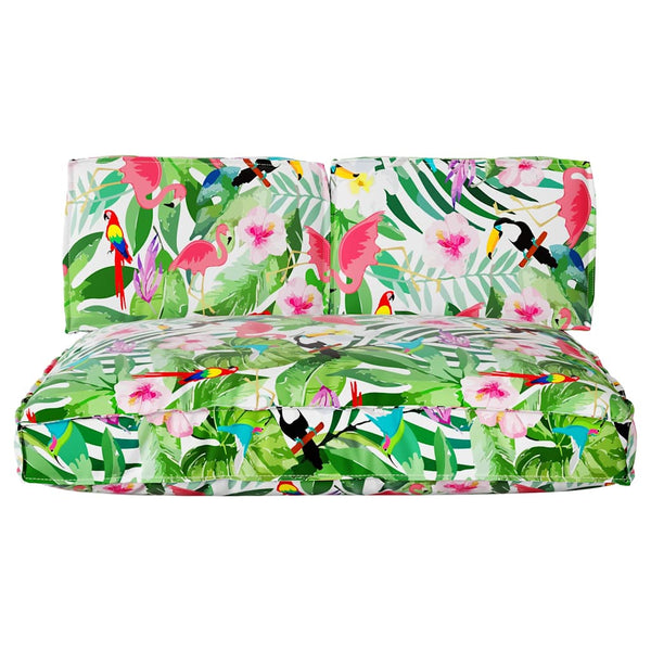 Blumenmuster Kissen Set, 3-teilig