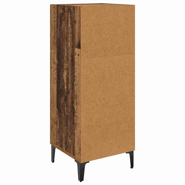 vidaXL Bahut en bois de récupération 34,5 x 34 x 90 cm Bois d'ingénierie