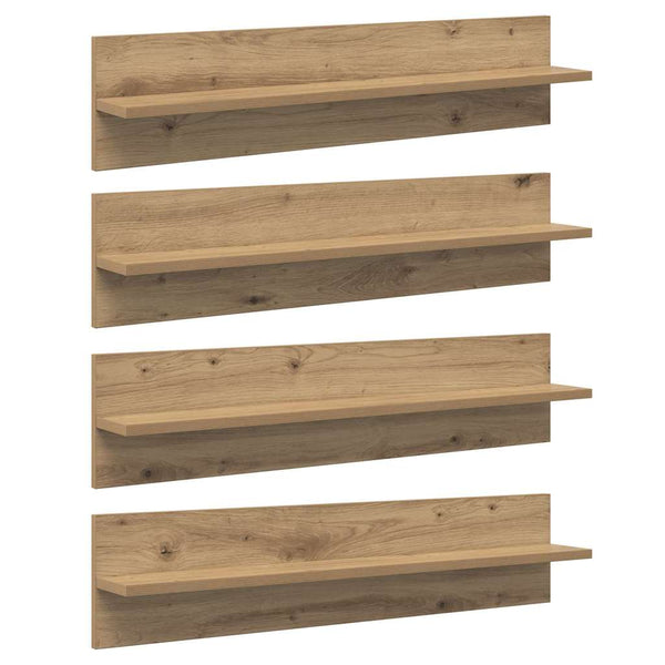 Wandregale 4er Set Artisan Eiche