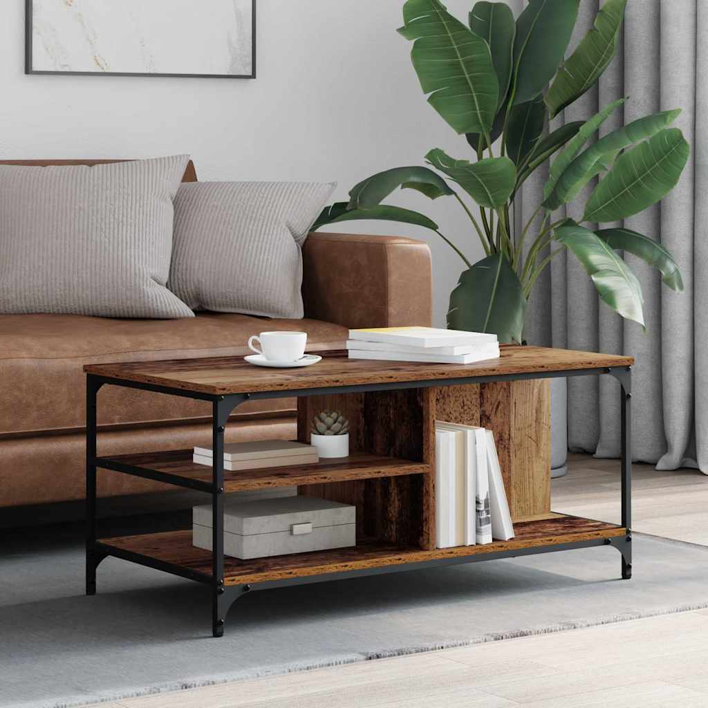 Couchtisch Altholz 100x50 cm