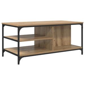 vidaXL Table basse Chêne artisan 100 x 50 x 45 cm Bois d'ingénierie