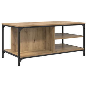 vidaXL Table basse Chêne artisan 100 x 50 x 45 cm Bois d'ingénierie