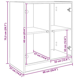 Sideboard Altholz 68x37x75,5 cm