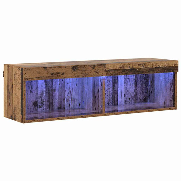 LED TV-Schrank Altholz Optik, 100cm