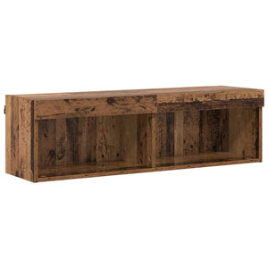 LED TV-Schrank Altholz Optik, 100cm