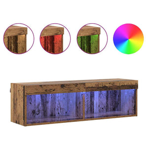 LED TV-Schrank Altholz Optik, 100cm