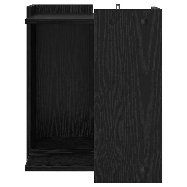 Katzenstreubox Schwarz Eiche 42x42x51cm