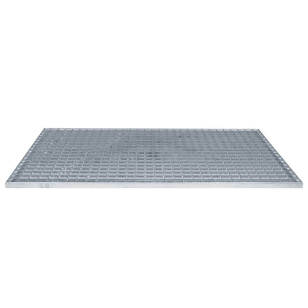 Feuerverzinktes Stahlgitter Silber 30x30 cm