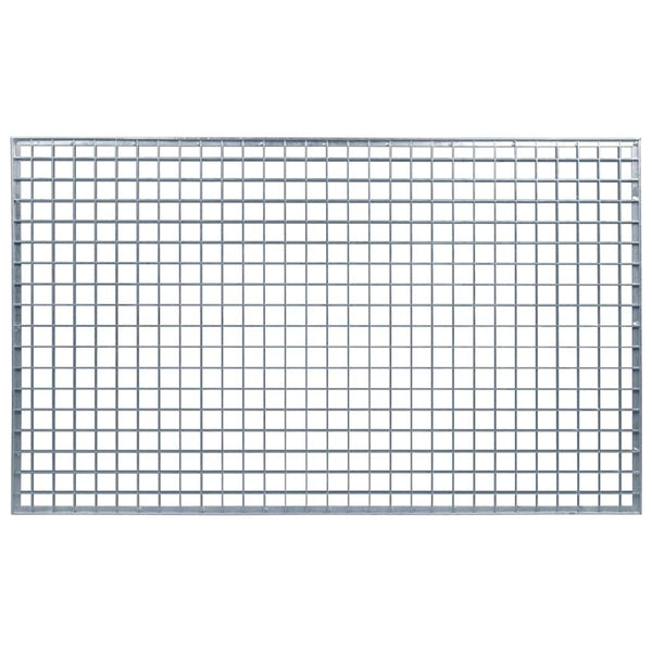 Feuerverzinktes Stahlgitter Silber 30x30 cm