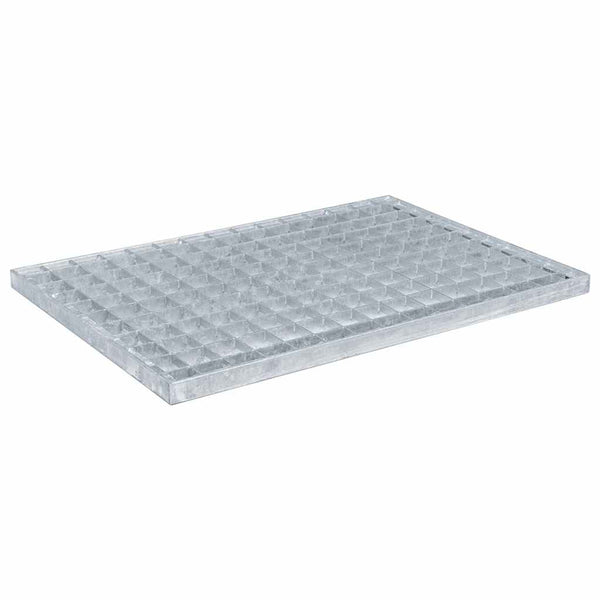 Feuerverzinktes Stahlgitter Silber 50x35cm