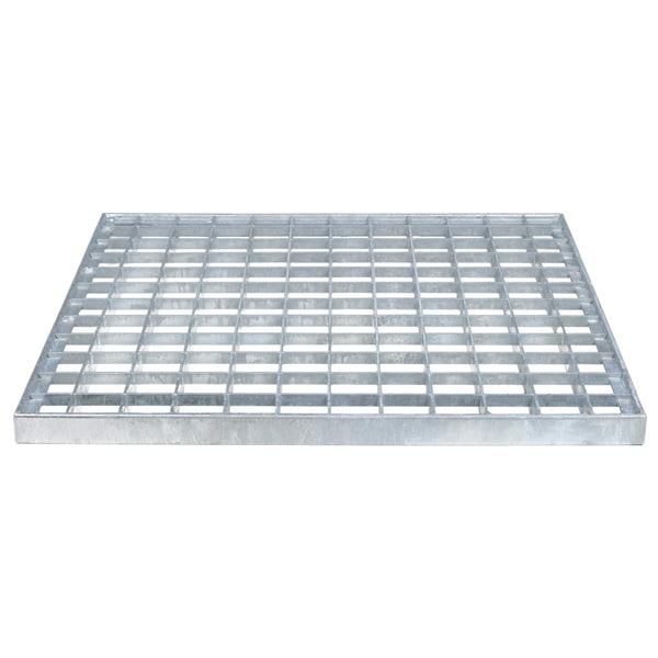 Feuerverzinktes Gitter Silber 40x40 cm
