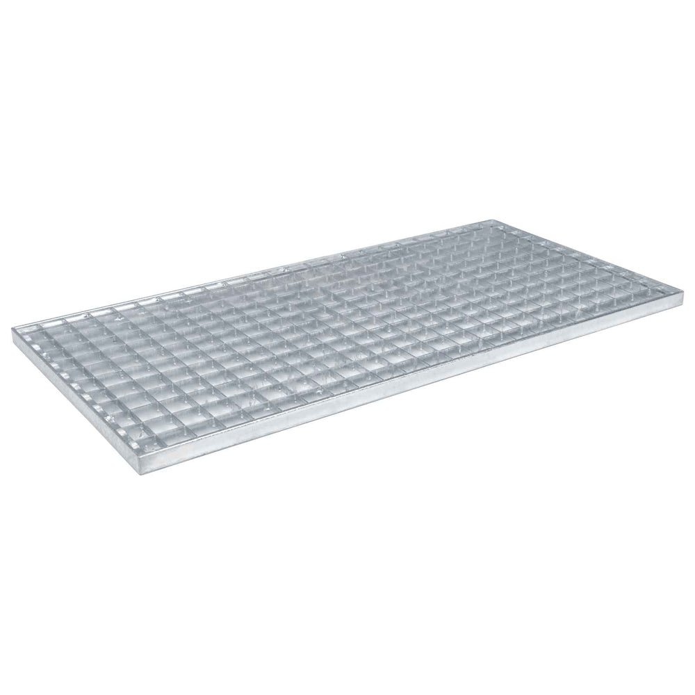 vidaXL Grate Silver 80 x 40 x 2 cm Hot-Dip Galvanized Steel