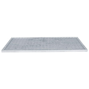 Feuerverzinktes Stahlgitter Silber 80x40 cm