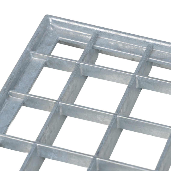 Feuerverzinktes Stahlgitter Silber 80x50 cm