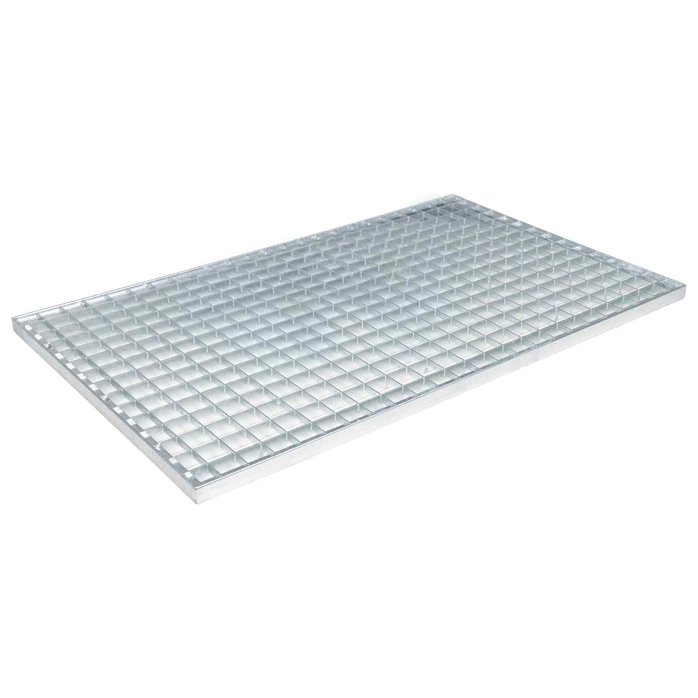 vidaXL Grate Silver 80 x 50 x 2 cm Hot-dip Galvanized Steel