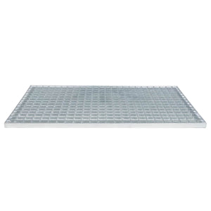 Feuerverzinktes Stahlgitter Silber 80x50 cm