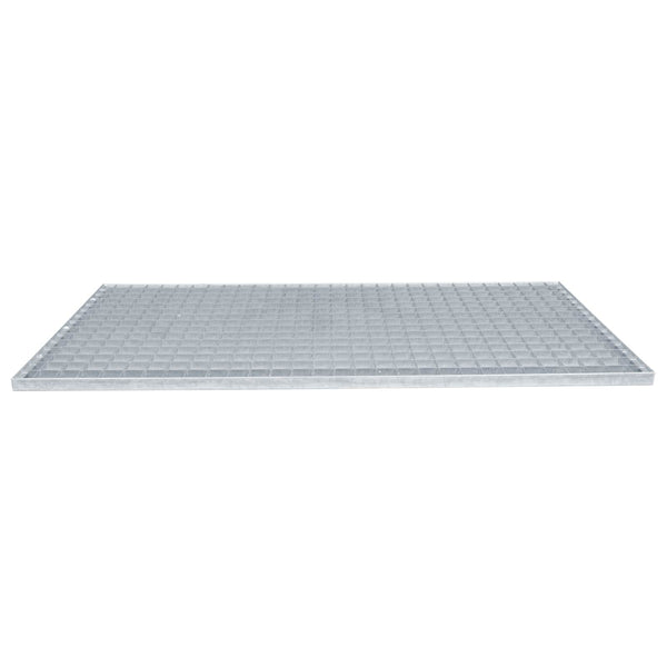Feuerverzinktes Stahlgitter Silber 100x50 cm