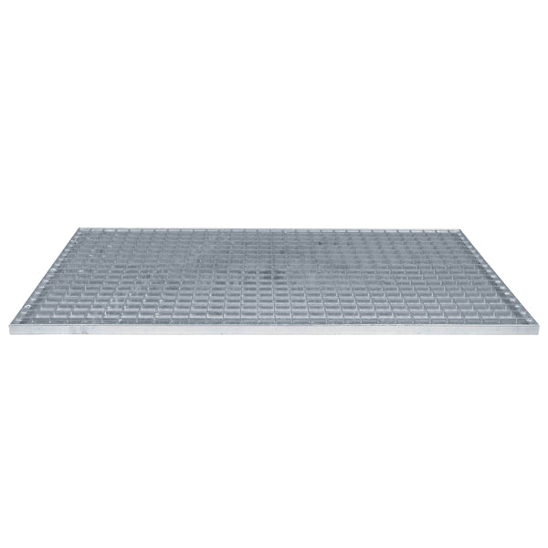 Feuerverzinktes Stahlgitter Silber 100x60 cm