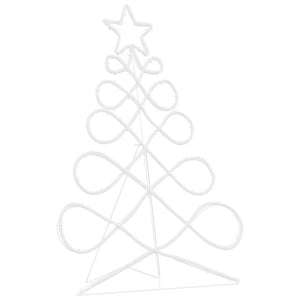 Mehrfarbiger Lichterbaum Weihnachtsbaumform 78x58cm