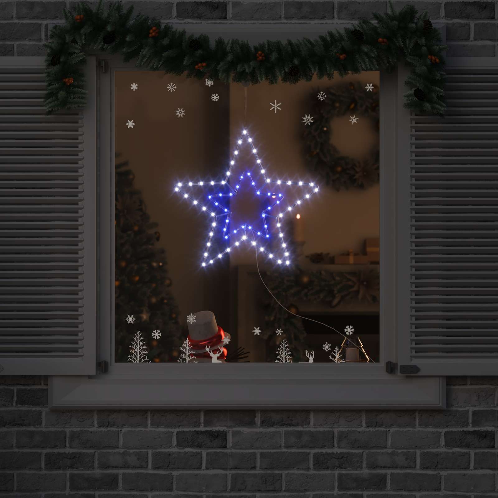 Weihnachtsstern mit 72 LEDs