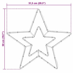 Weihnachtsstern mit 72 LEDs