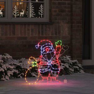 Santa Claus Licht Mehrfarbig Eisen