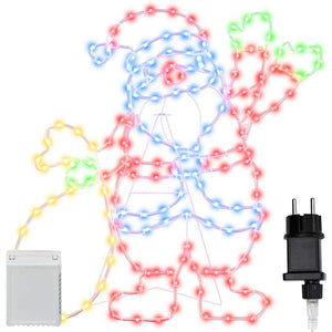 Santa Claus Licht Mehrfarbig Eisen