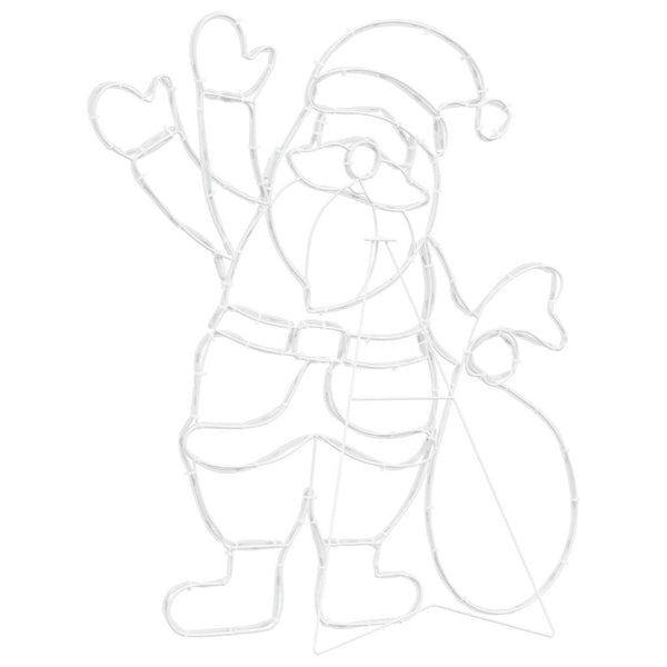 Santa Claus Licht Mehrfarbig Eisen