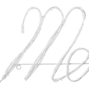 Rotes LED Weihnachtsschild 99cm