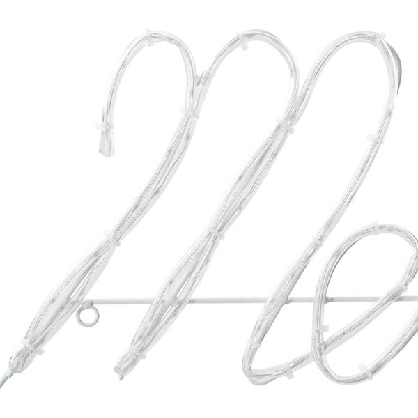 Rotes LED Weihnachtsschild 99cm