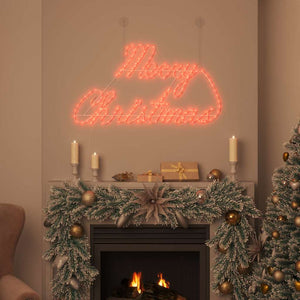 Rotes LED Weihnachtsschild 99cm