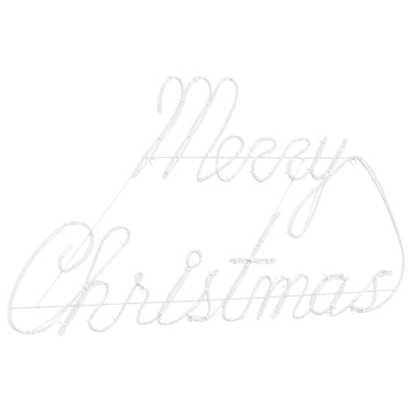 Rotes LED Weihnachtsschild 99cm