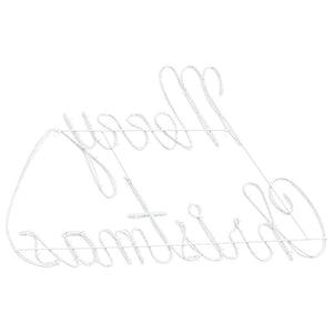 Rotes LED Weihnachtsschild 99cm