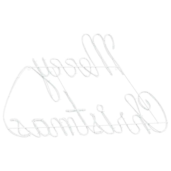 Rotes LED Weihnachtsschild 99cm