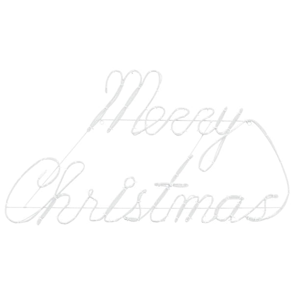Rotes LED Weihnachtsschild 99cm