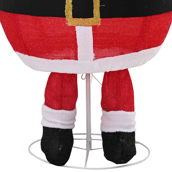 Weihnachtsmann mit 200 LEDs Warmweiß 180cm