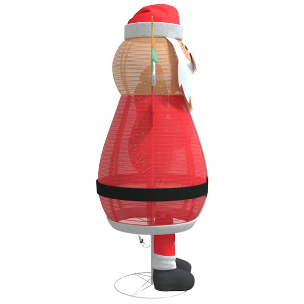 Weihnachtsmann mit 200 LEDs Warmweiß 180cm