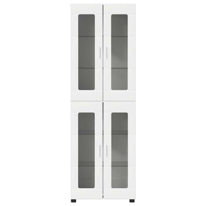 Highboard FLORIN Weiß mit Regal