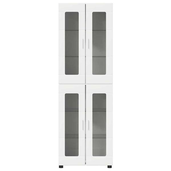 Highboard FLORIN Weiß mit Regal