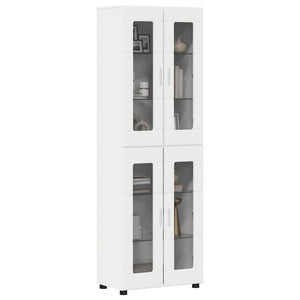 Highboard FLORIN Weiß mit Regal