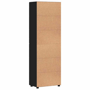 Highboard FLORIN Schwarz 60x35x182cm