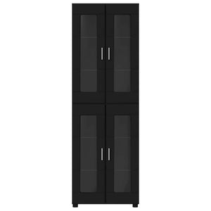 Highboard FLORIN Schwarz 60x35x182cm