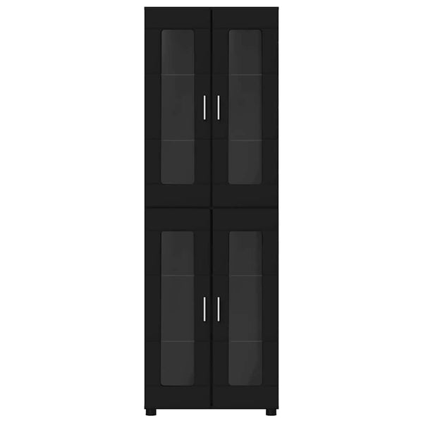 Highboard FLORIN Schwarz 60x35x182cm