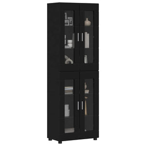 Highboard FLORIN Schwarz 60x35x182cm
